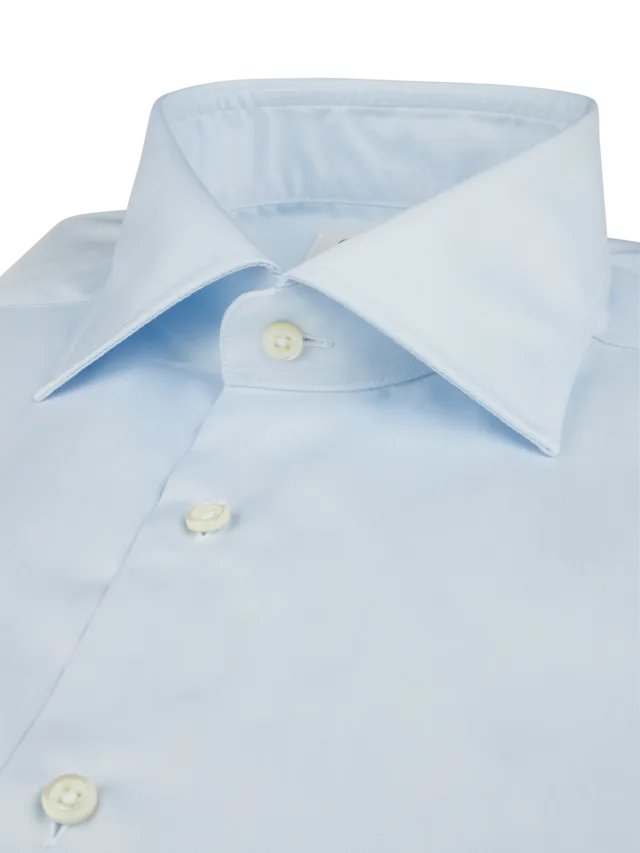 Stenstroms - Fitted Body C77 RM Cuff Shirt - Light Blue