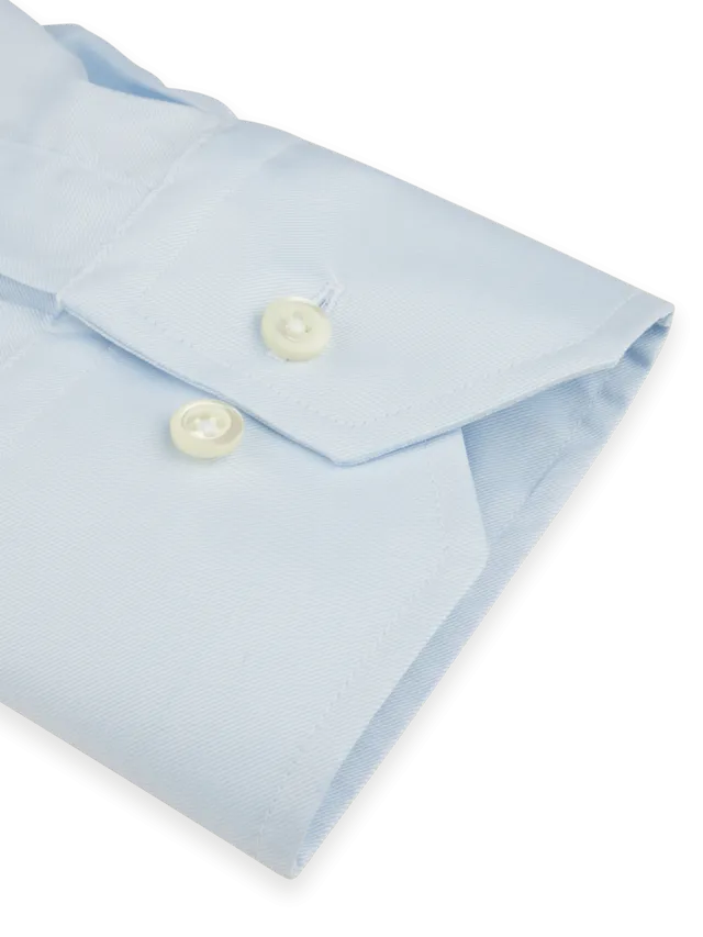 Stenstroms - Fitted Body C77 RM Cuff Shirt - Light Blue