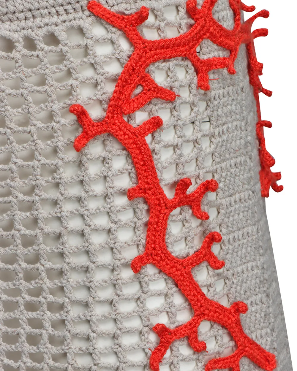 Stone Crochet Atlas Mini Skirt