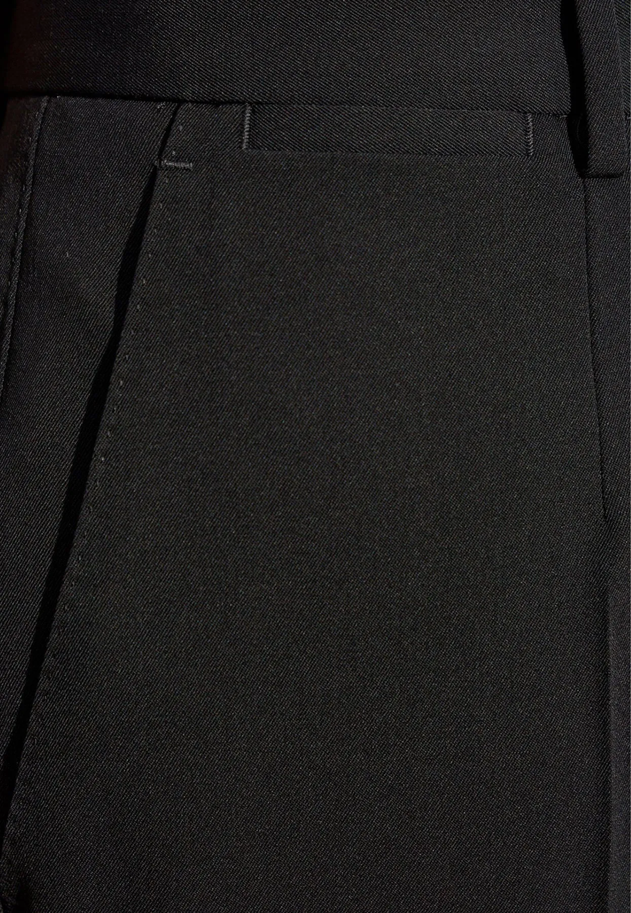 Straight-Leg Tailored Wool-Blend Pants