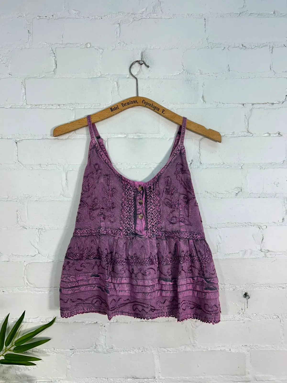 Strappy Button Vest