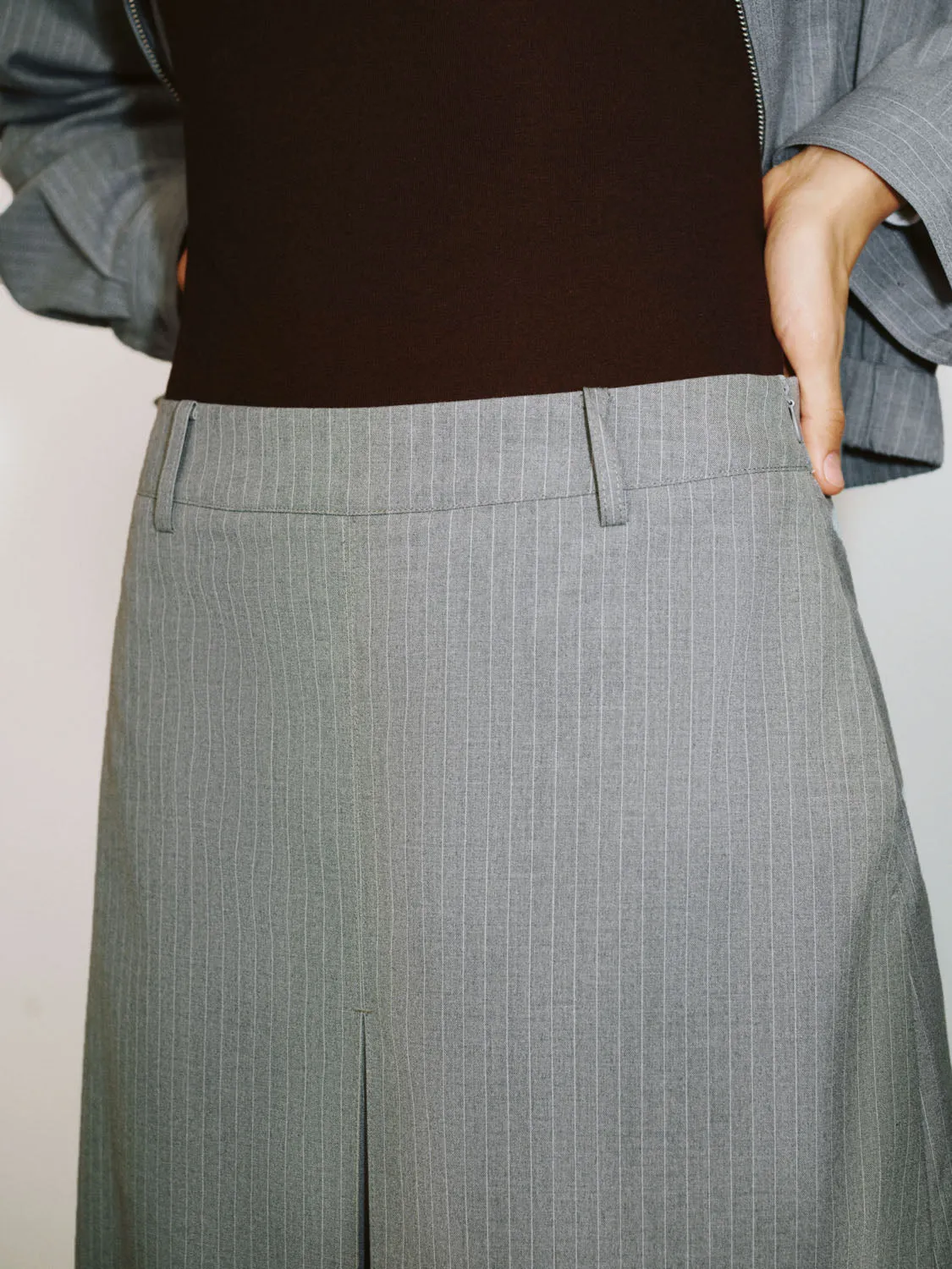 Striped A-Line Skirts