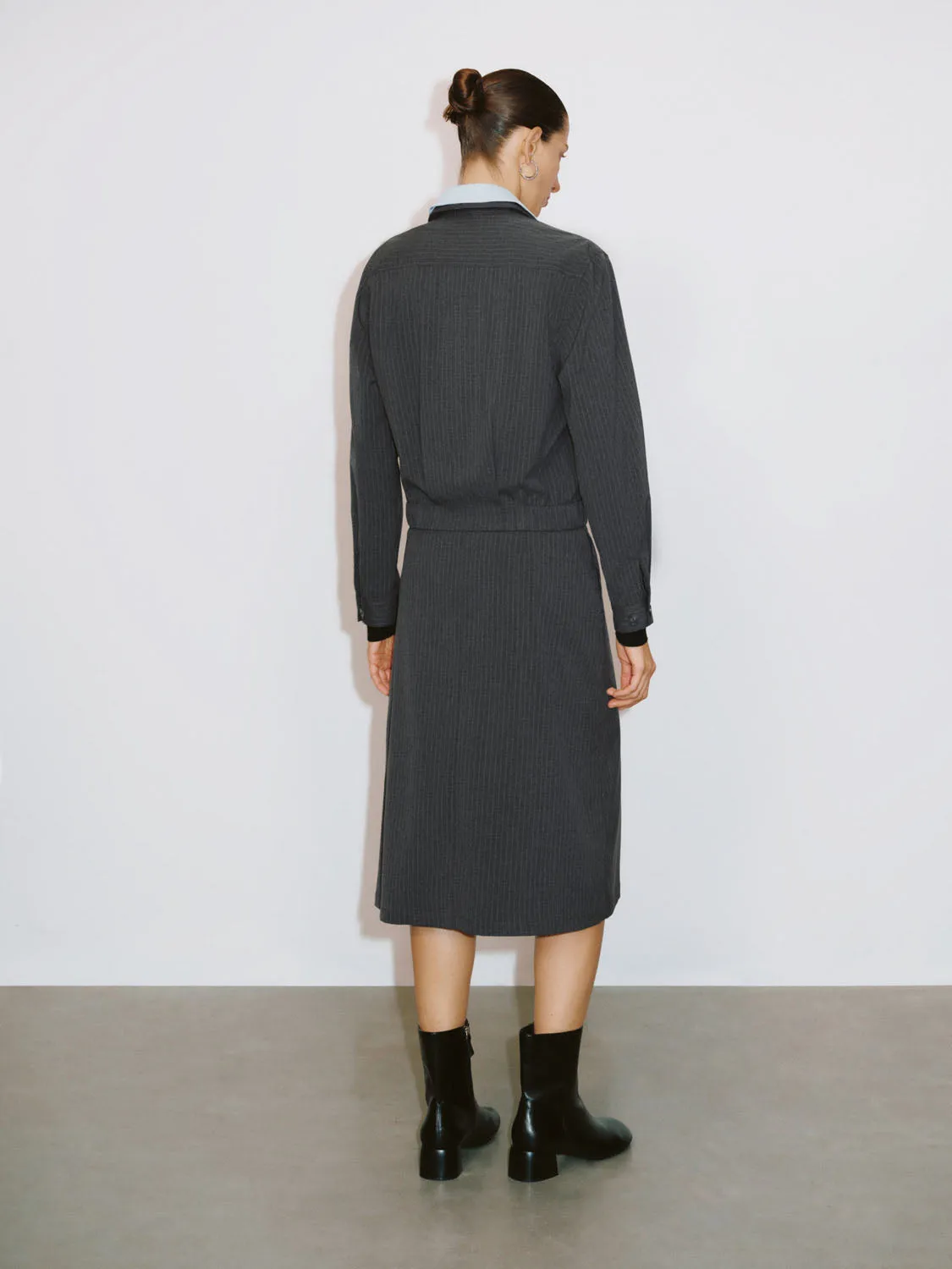 Striped A-Line Skirts