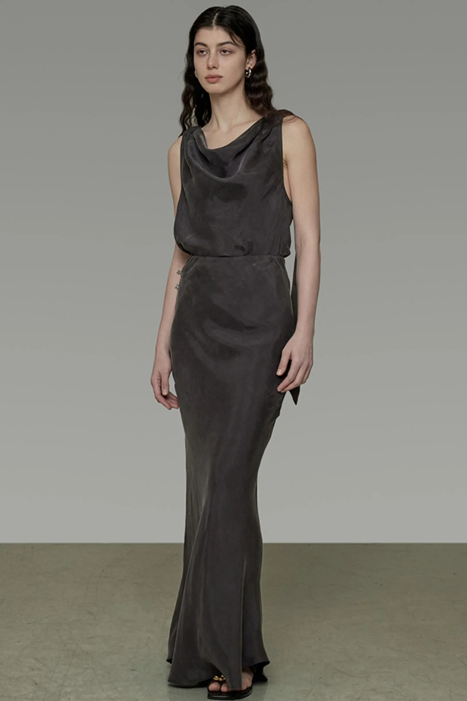 Summer Breeze Draped Two-Piece Set-Up