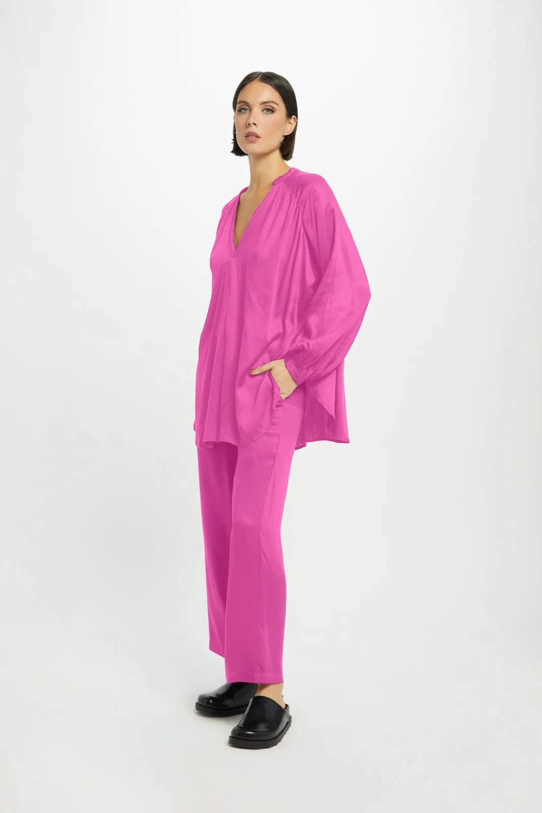 Sunita Women's  TENCEL™ Blouse | Berry