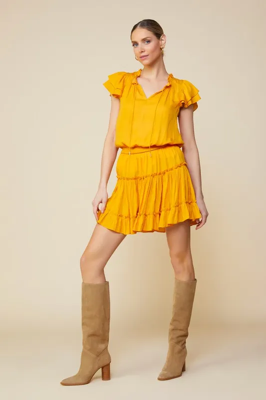 Sunny Ruffled Mini Dress