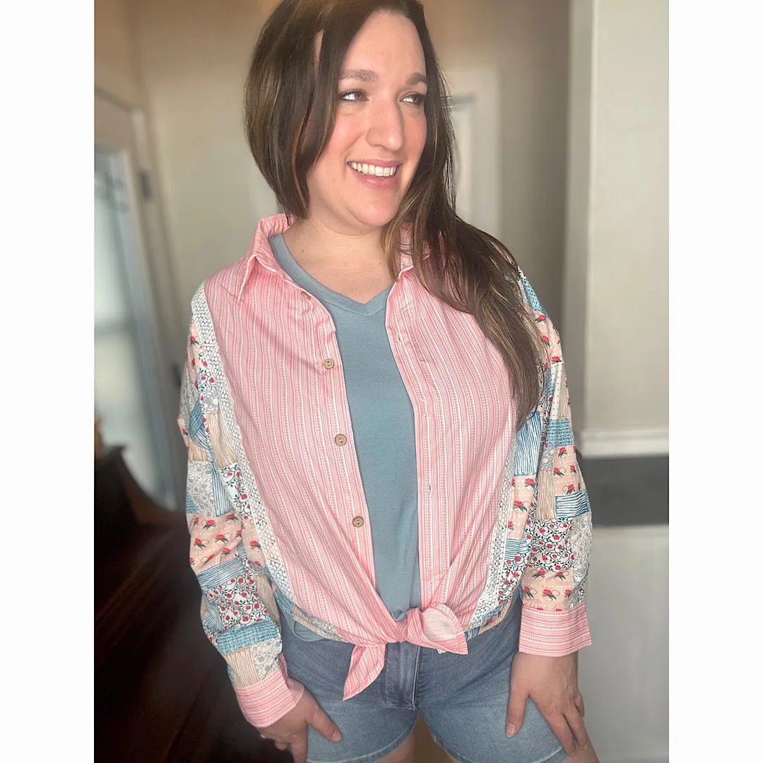 Sweet Pea Button-Up