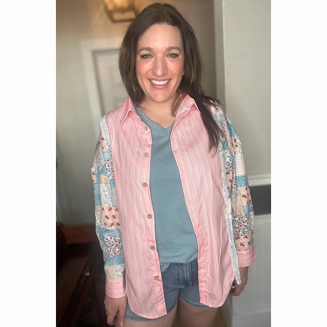 Sweet Pea Button-Up