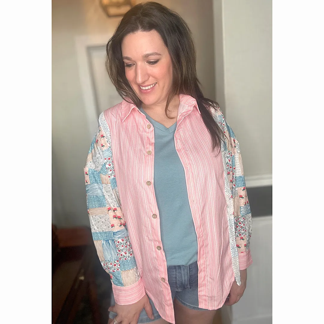 Sweet Pea Button-Up
