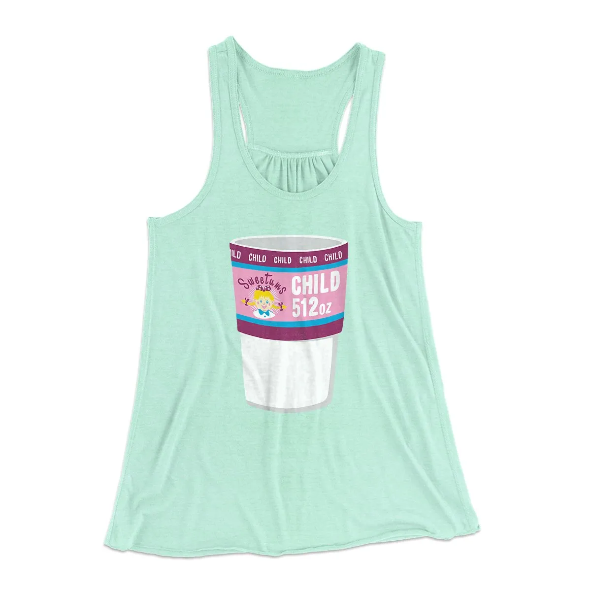 Sweetum's Child Size Soda Women's Flowey Tank Top