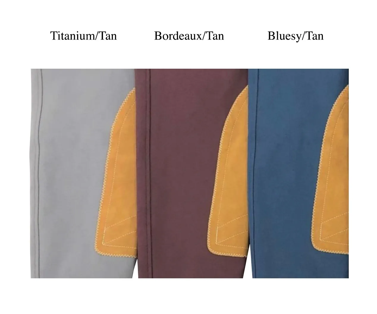 Tailored Sportsman Children's Front Zip Breech with Tan Knee Patches
