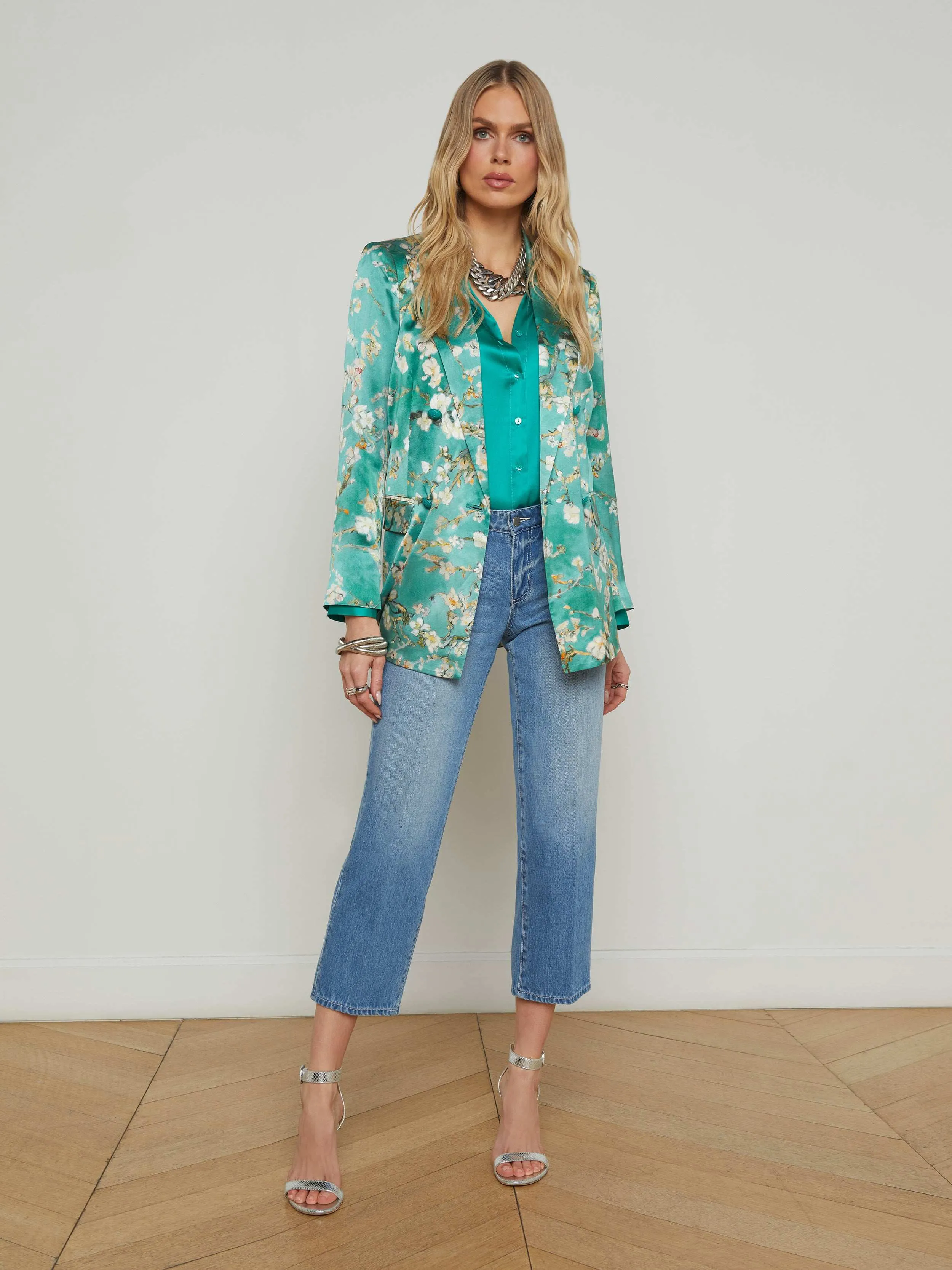 Taryn Silk Blazer