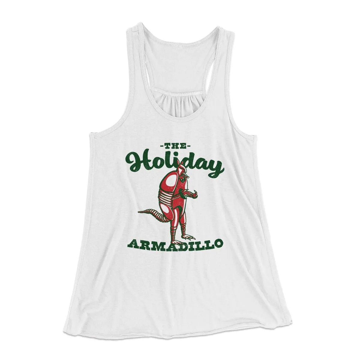 The Holiday Armadillo Women's Flowey Tank Top