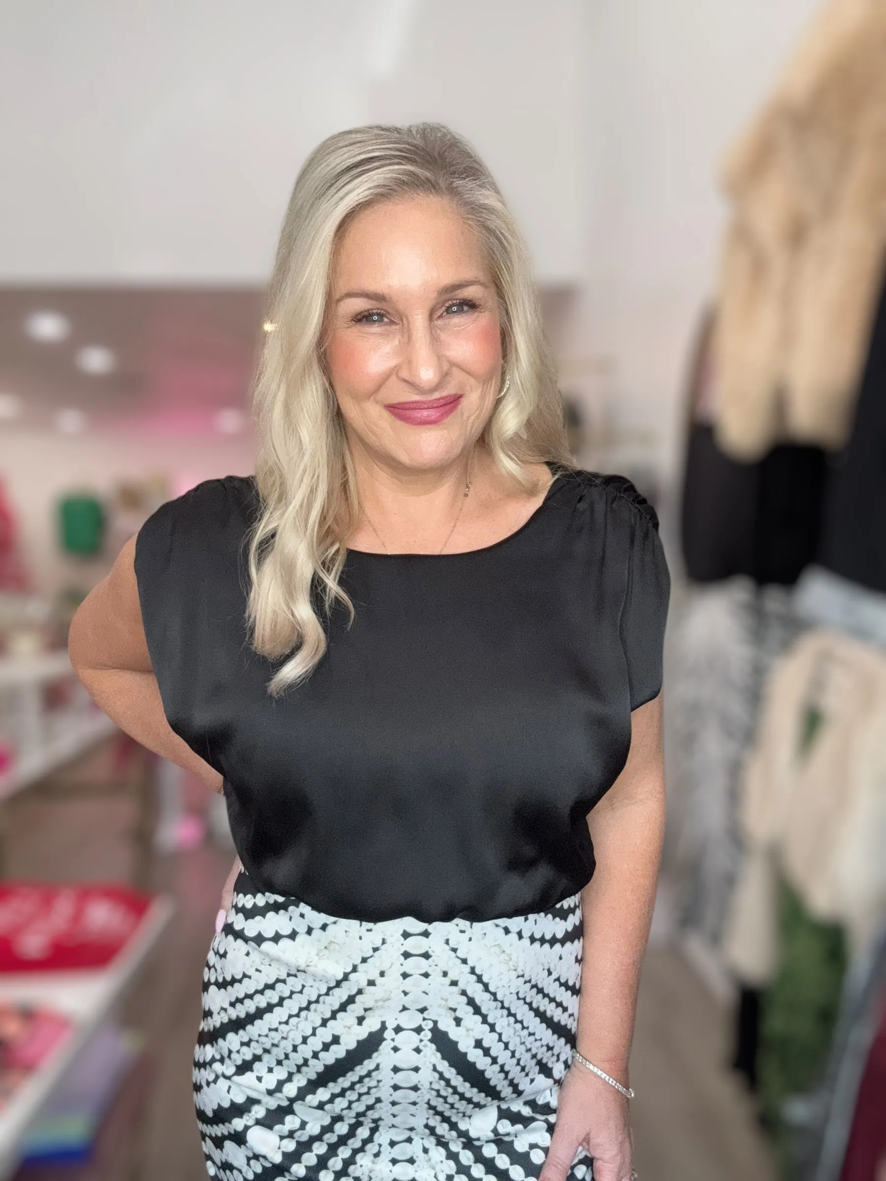 The Pearl Print Midi Dress