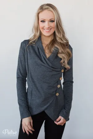 The Perfect Occasion Jacket- Charcoal