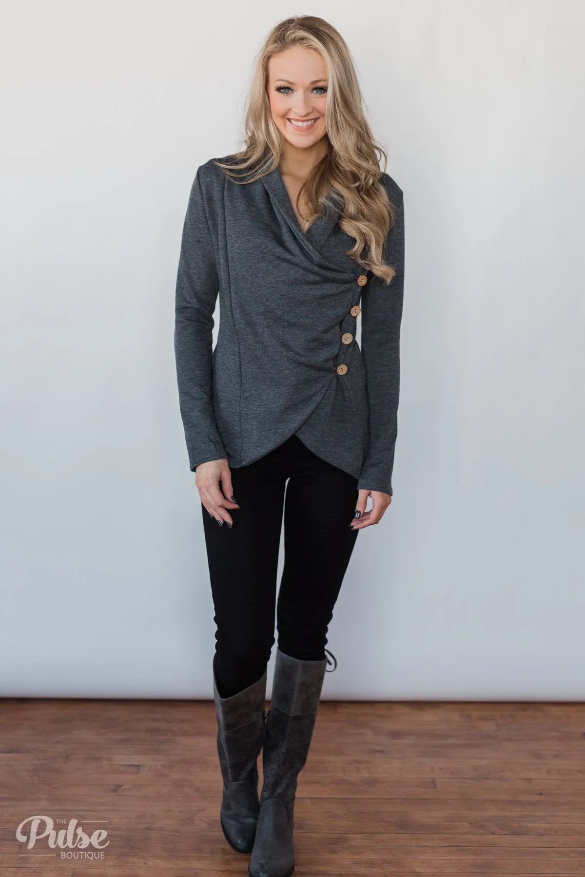 The Perfect Occasion Jacket- Charcoal