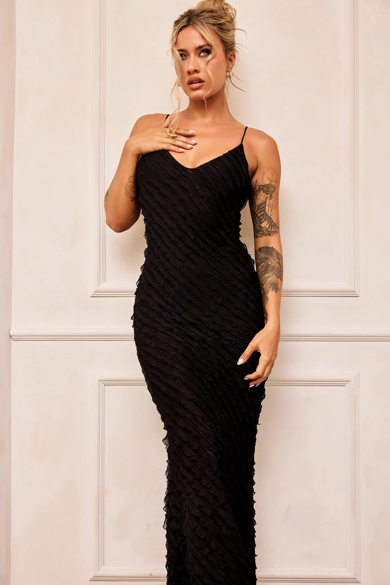 Thelma Maxi Dress - Black