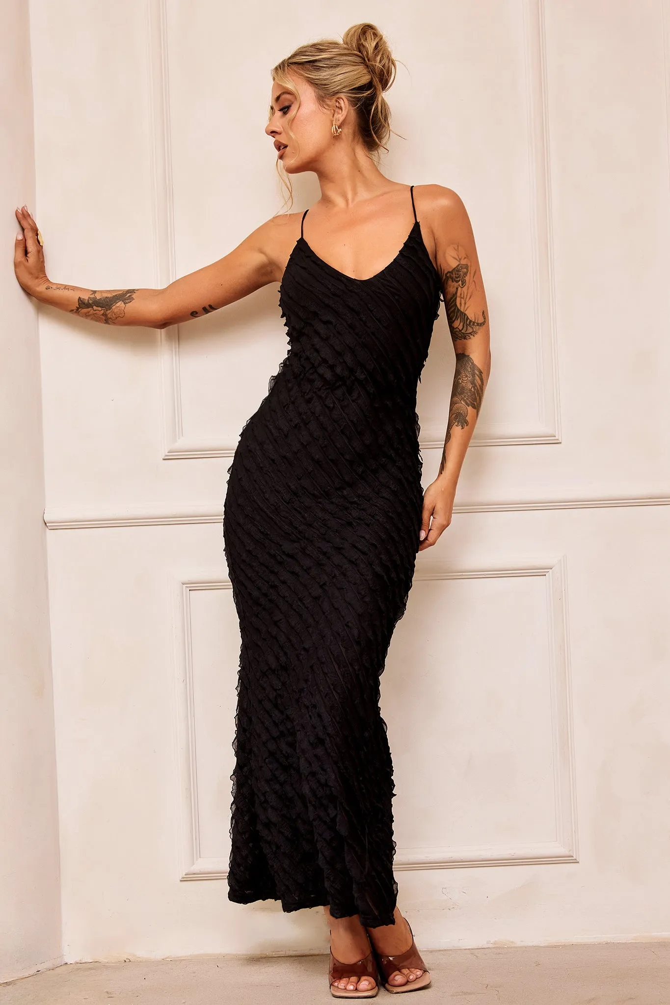 Thelma Maxi Dress - Black