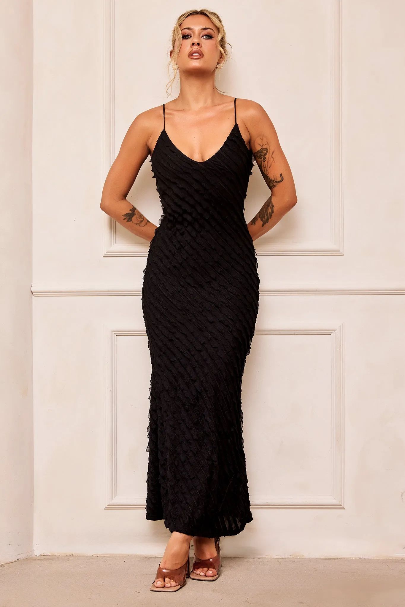 Thelma Maxi Dress - Black