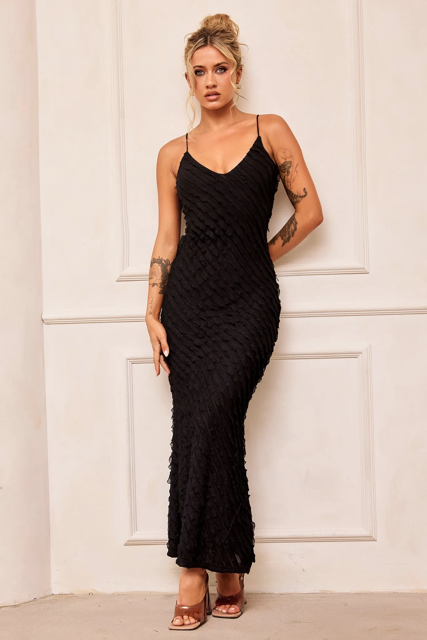 Thelma Maxi Dress - Black