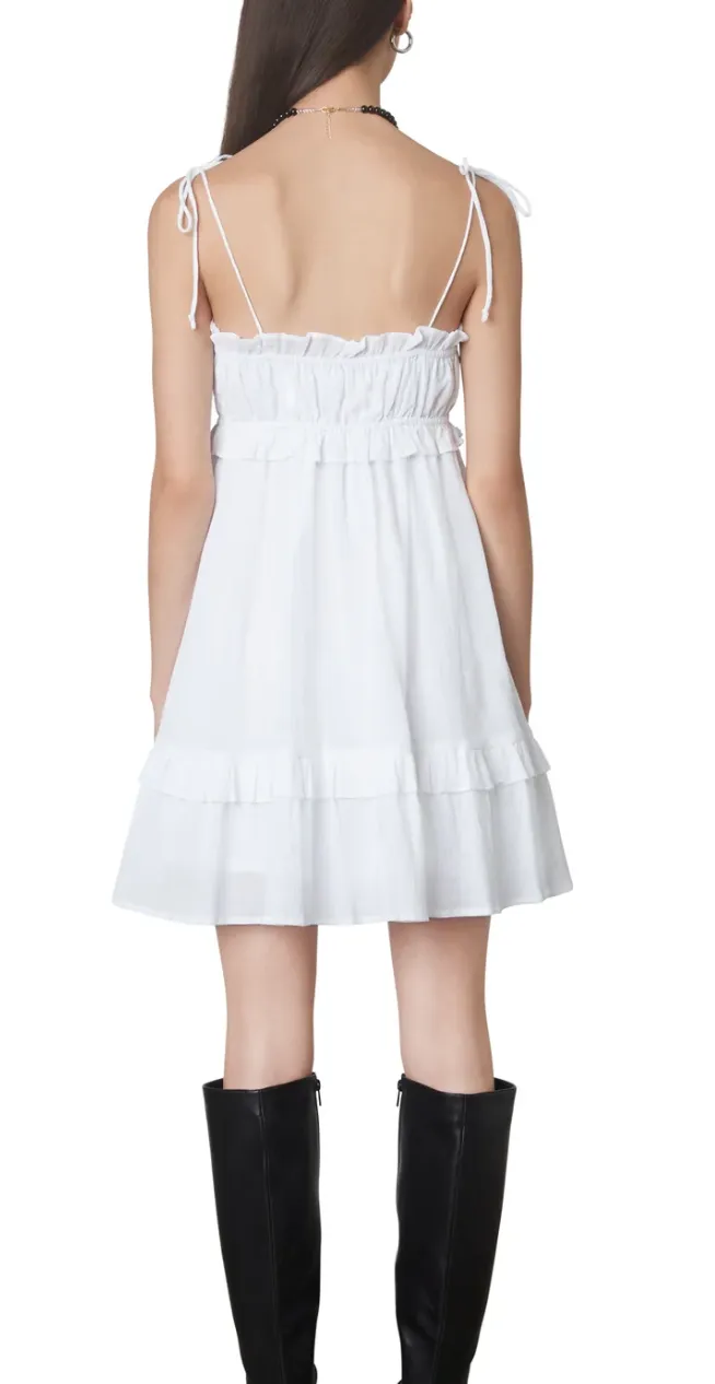 Tie Strap Baby Doll Mini Dress