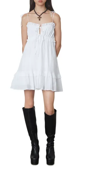 Tie Strap Baby Doll Mini Dress