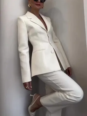 Timeless Elegance: The Ultimate White Suit Set for Effortless Chic