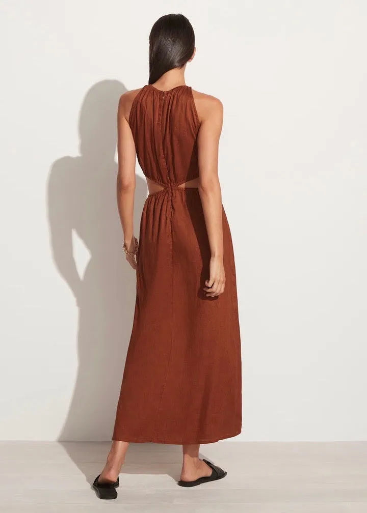 Trapani Midi Dress (Plain Spice)