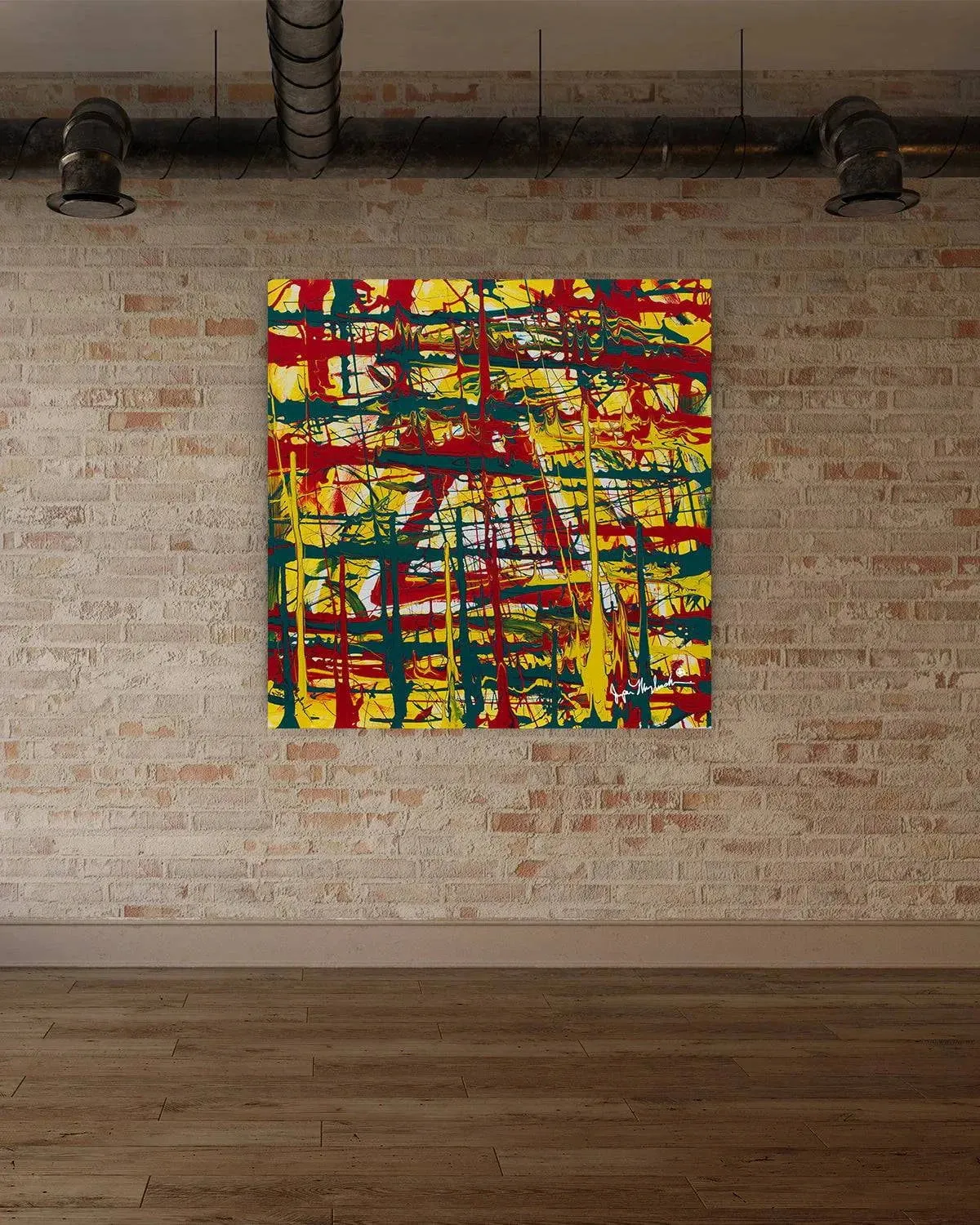 Triangle Matrix  (Print on Canvas)