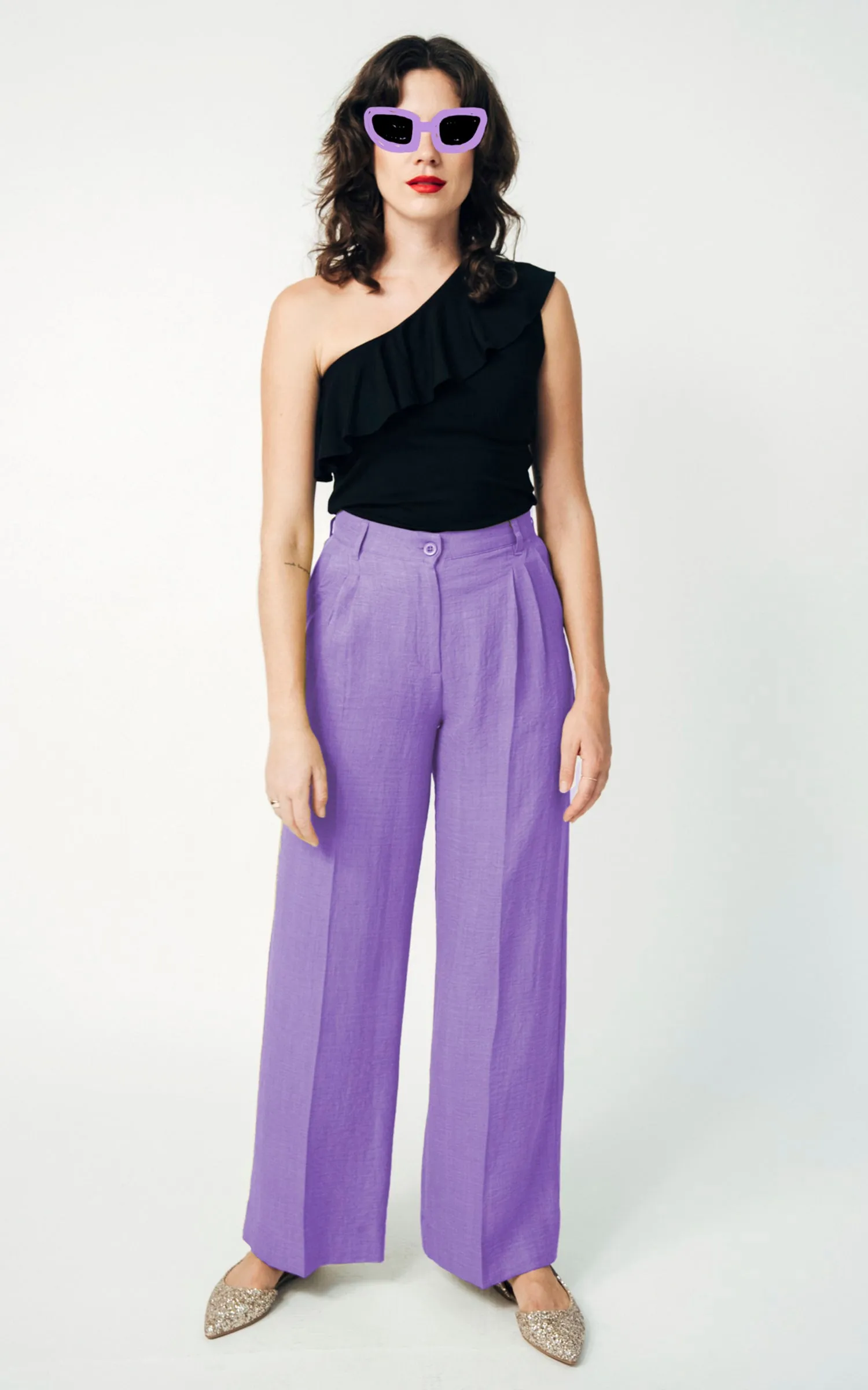Tropical Afternoon Trousers Lilac