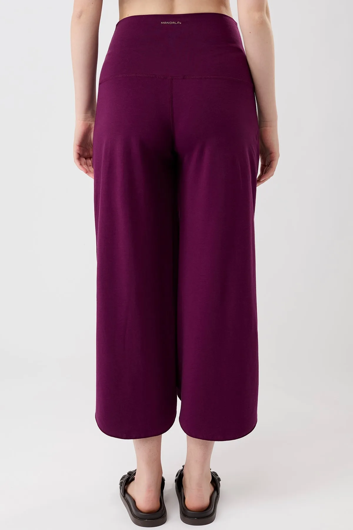 Tulip Pants Black Plum