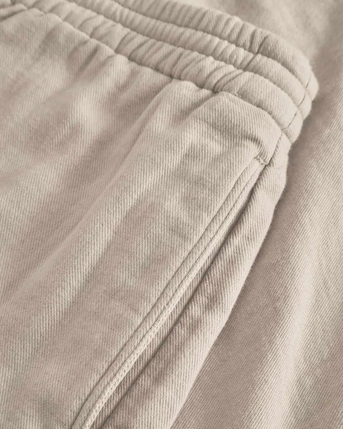 Unisex Wide Pants Washed Sand