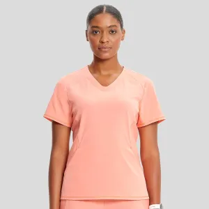 V-Neck Top | Electric Coral