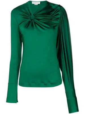 Victoria Beckham top viridian