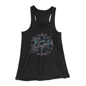 Visit San Junipero Women's Flowey Tank Top