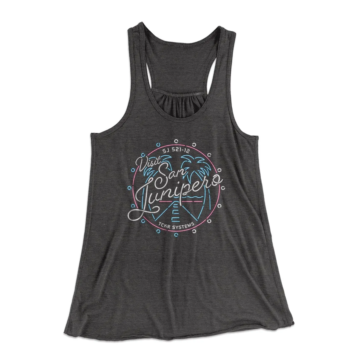Visit San Junipero Women's Flowey Tank Top