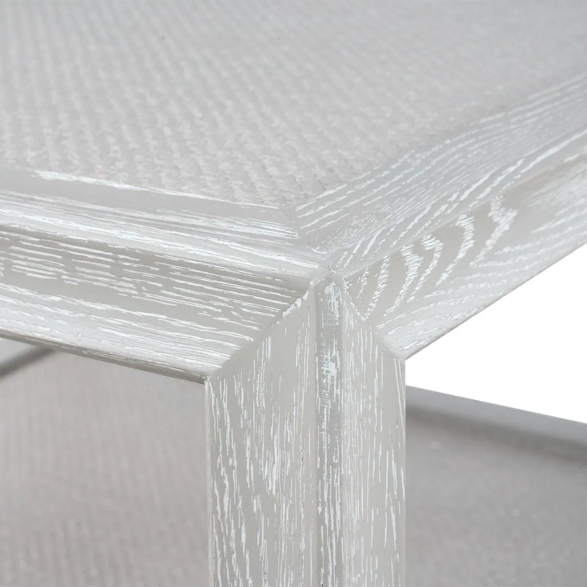 Vivian 1-Drawer Side Table / Soft Gray