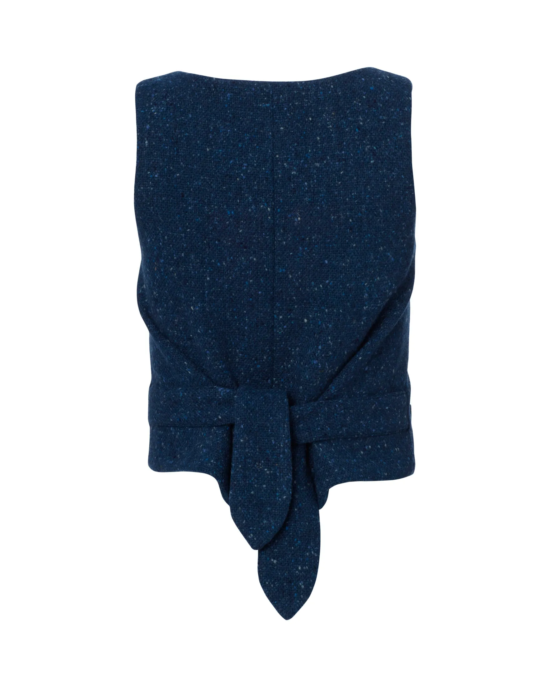 Vivienne Blueberry Tweed Waistcoat