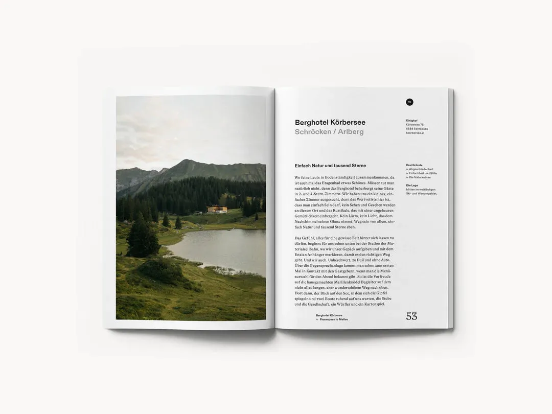 Vorarlberg - A contemporary Guide through the Alps - English