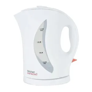 WHITE 1.7L 2200W CORDLESS FAST BOIL ELECTRIC JUG KETTLE WITH WASHABLE FILTER
