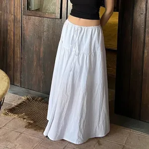 White Maxi Skirt
