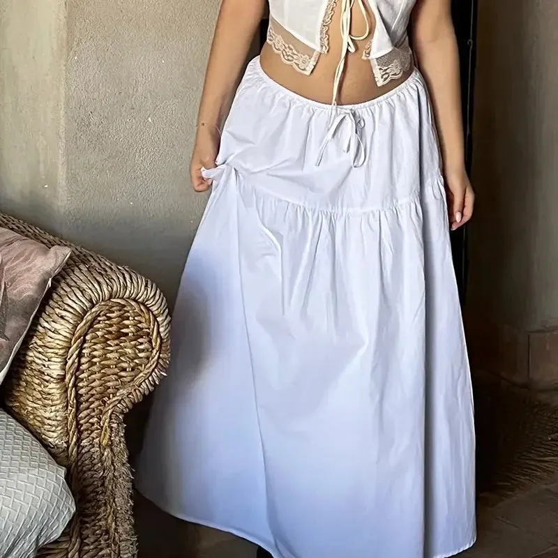 White Maxi Skirt