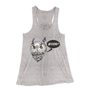 Whom? Women's Flowey Tank Top