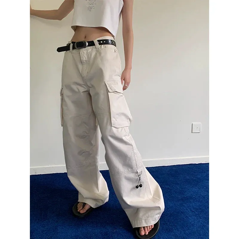 Wide-Leg Cargo Pants