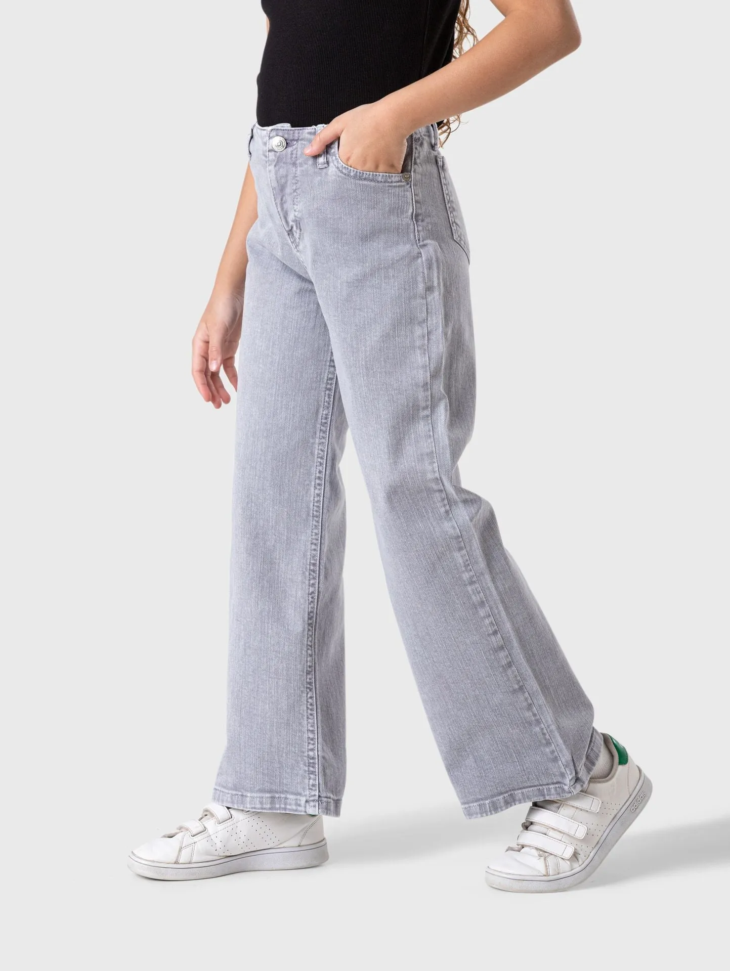 Wide Leg Gabardine Pants