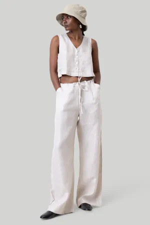 Wide Leg Linen Pants
