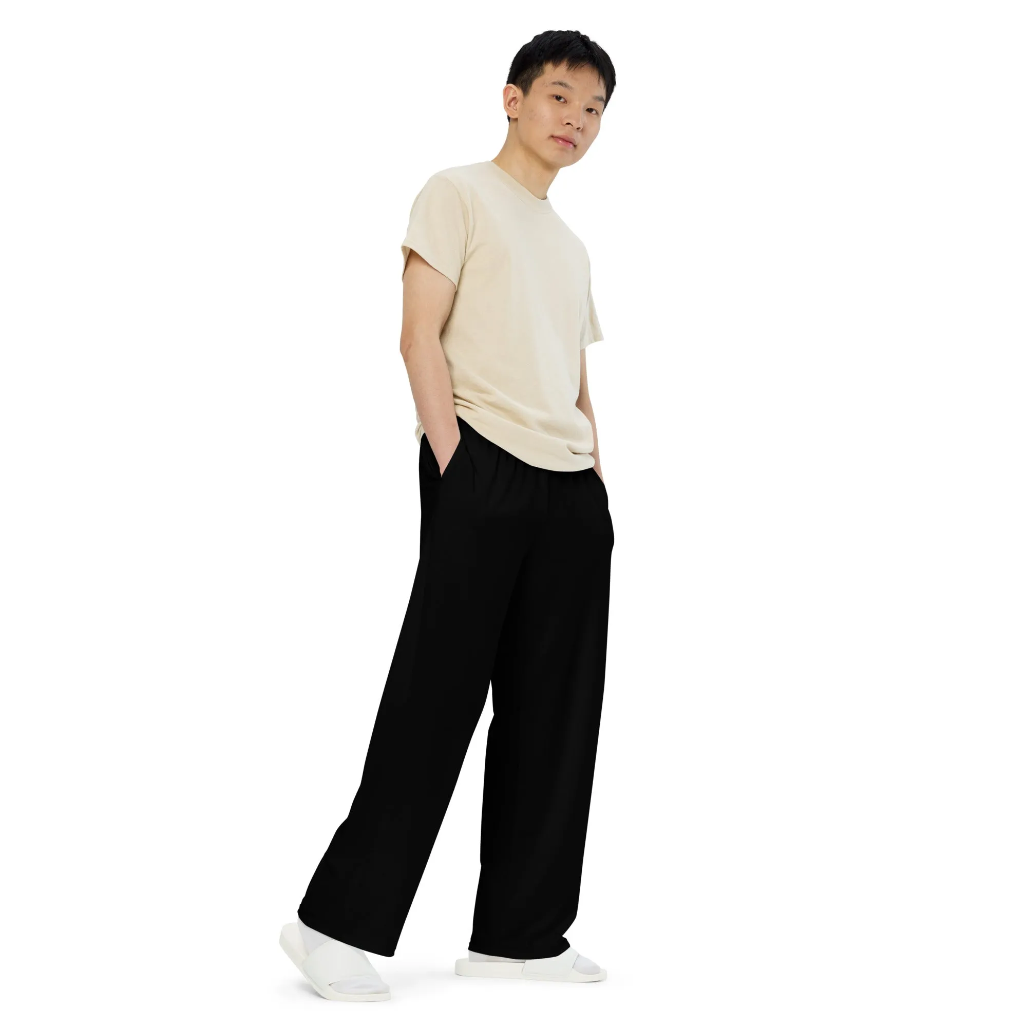 Wide-leg pants - Noir
