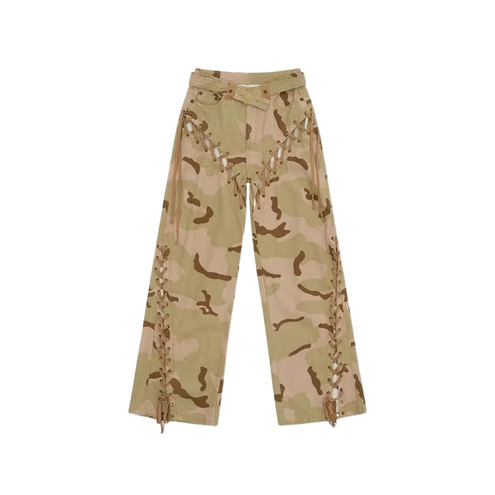 Wide Leg Workwear Pants