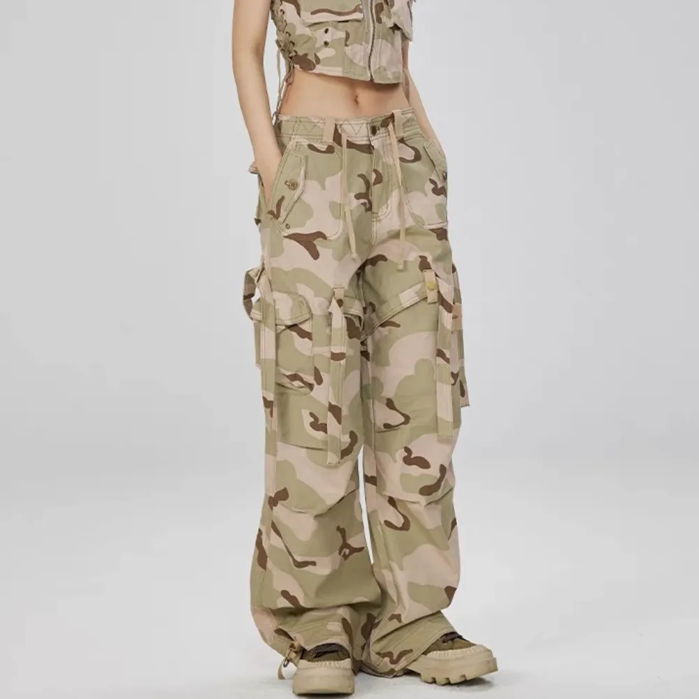 Wide Leg Workwear Pants