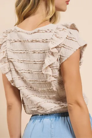 Wind Calls Ruffle Top